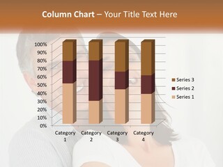 A Man And Woman Are Smiling For The Camera PowerPoint Template