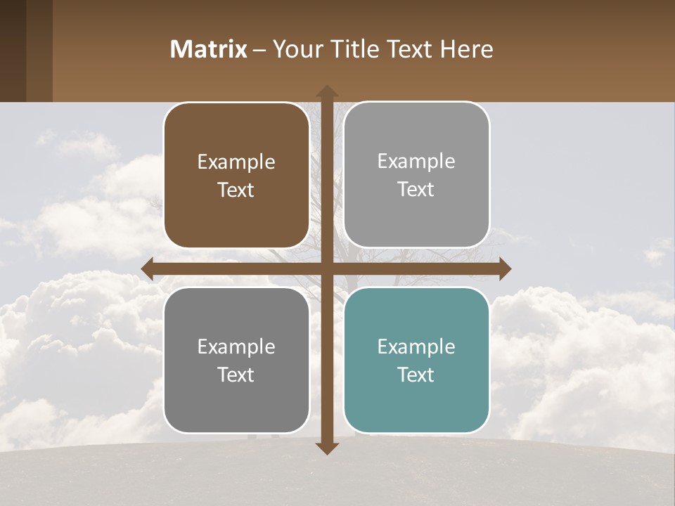 World Lone Atmosphere PowerPoint Template
