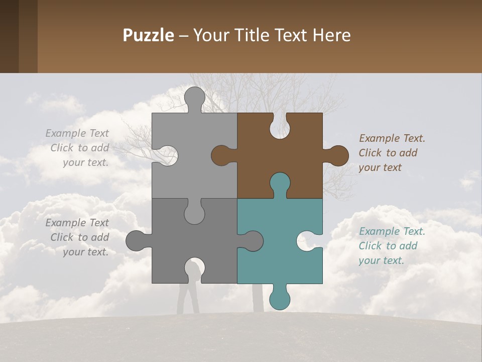 World Lone Atmosphere PowerPoint Template