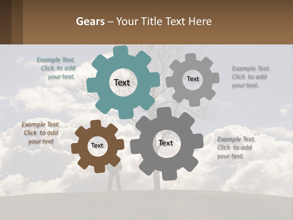 World Lone Atmosphere PowerPoint Template
