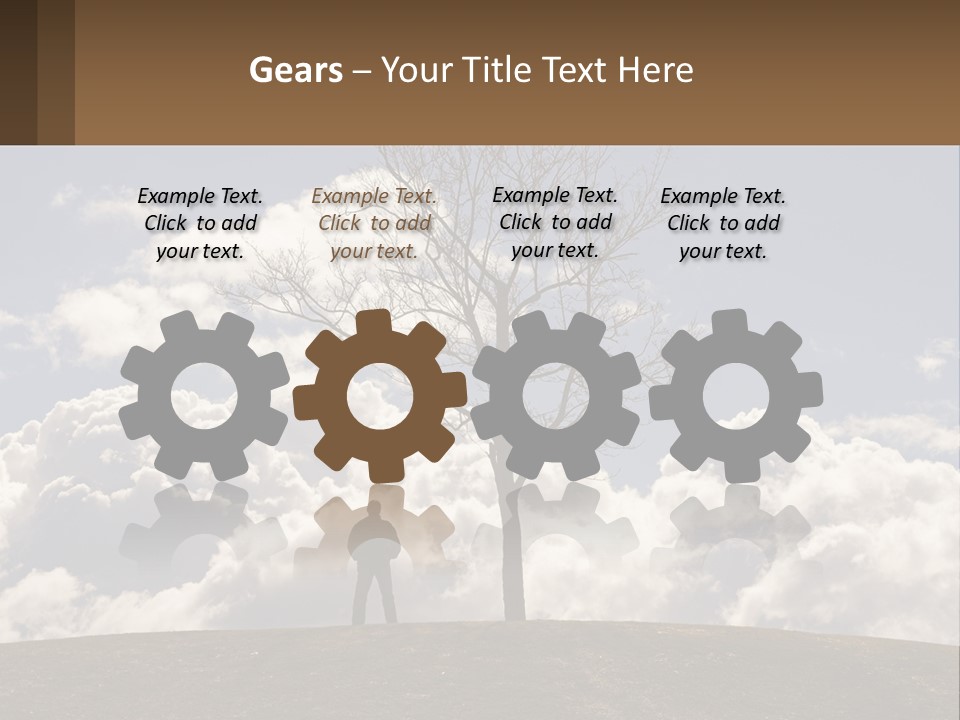 World Lone Atmosphere PowerPoint Template