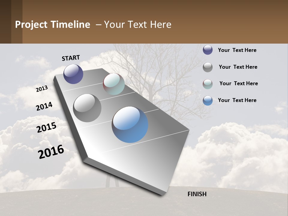 World Lone Atmosphere PowerPoint Template
