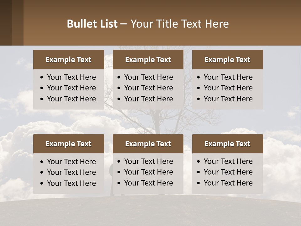 World Lone Atmosphere PowerPoint Template