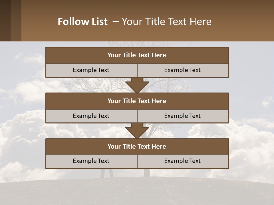 World Lone Atmosphere PowerPoint Template