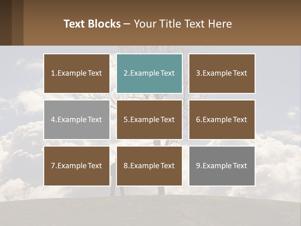 World Lone Atmosphere PowerPoint Template