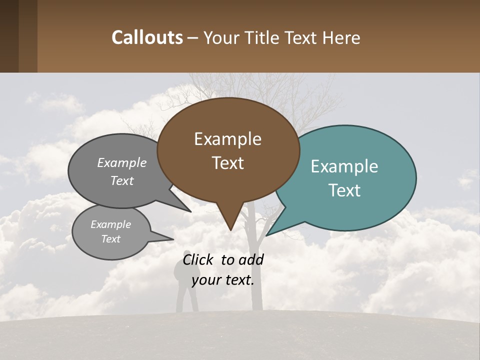 World Lone Atmosphere PowerPoint Template