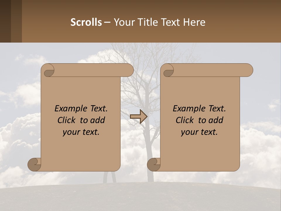 World Lone Atmosphere PowerPoint Template