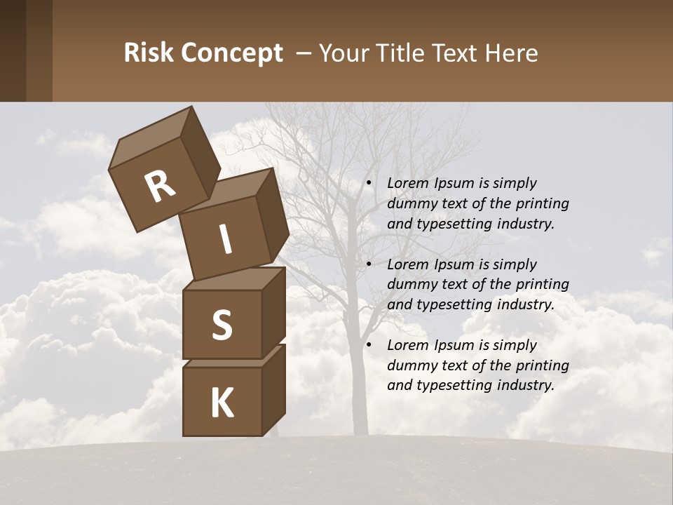 World Lone Atmosphere PowerPoint Template