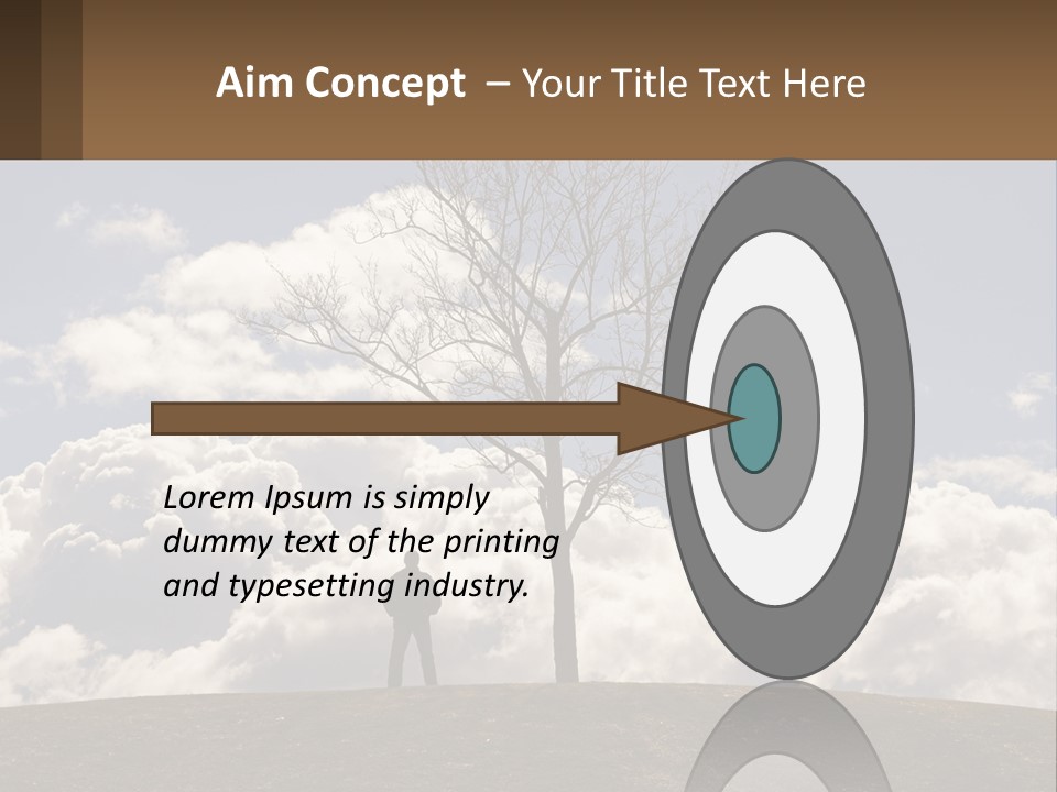 World Lone Atmosphere PowerPoint Template