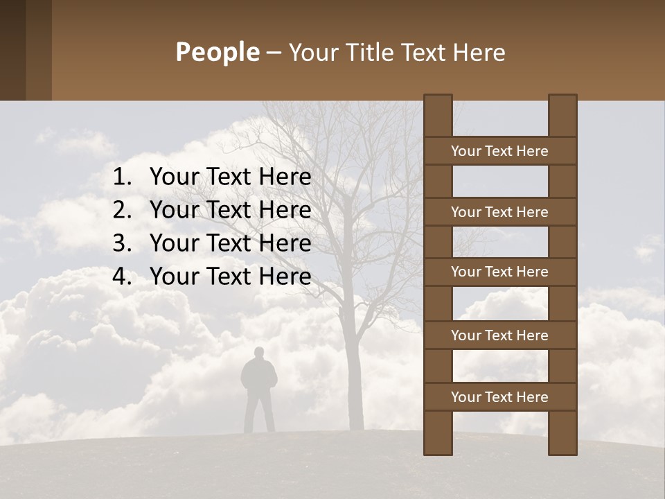 World Lone Atmosphere PowerPoint Template