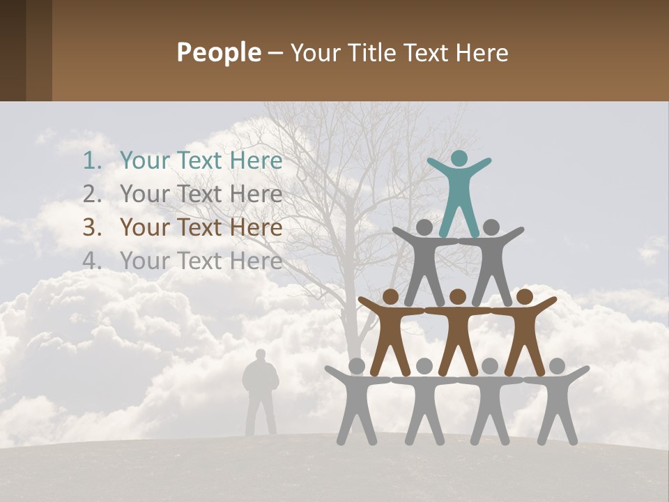 World Lone Atmosphere PowerPoint Template