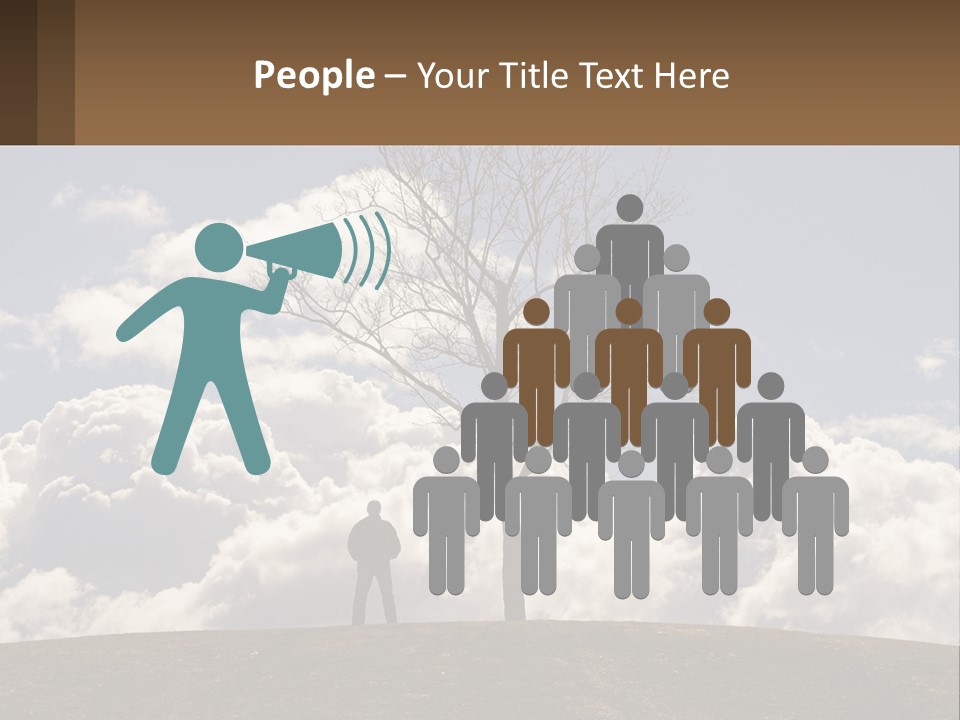 World Lone Atmosphere PowerPoint Template