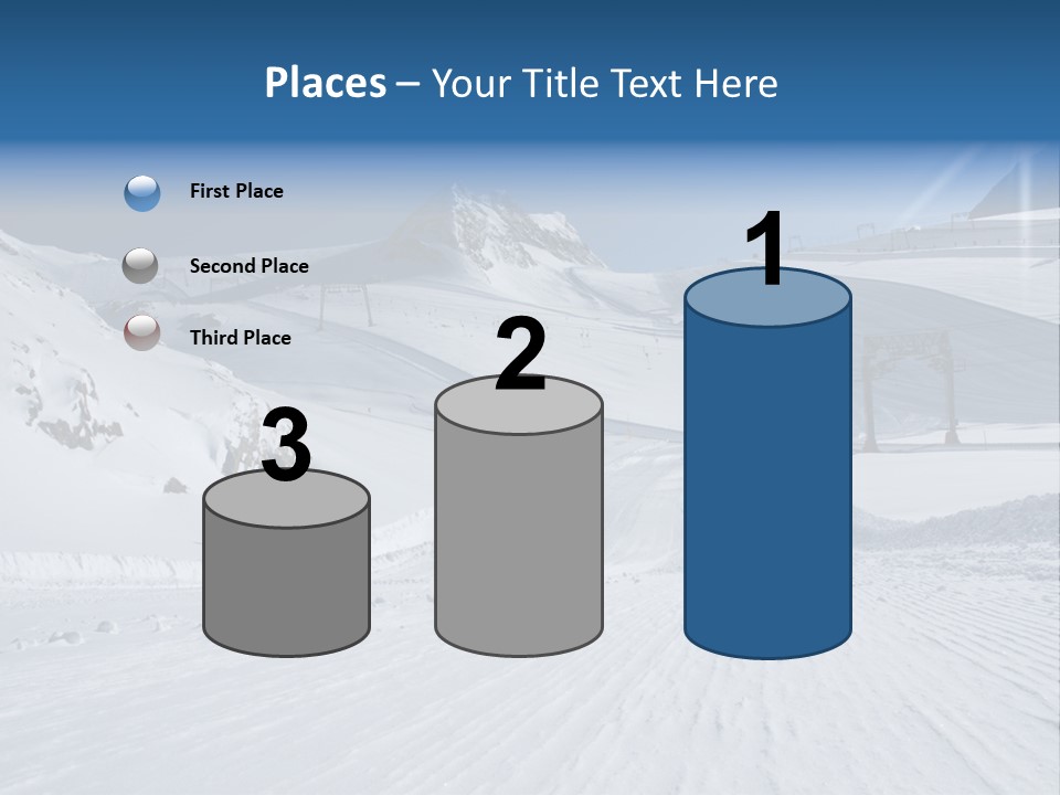 Icy Alpine Sky PowerPoint Template