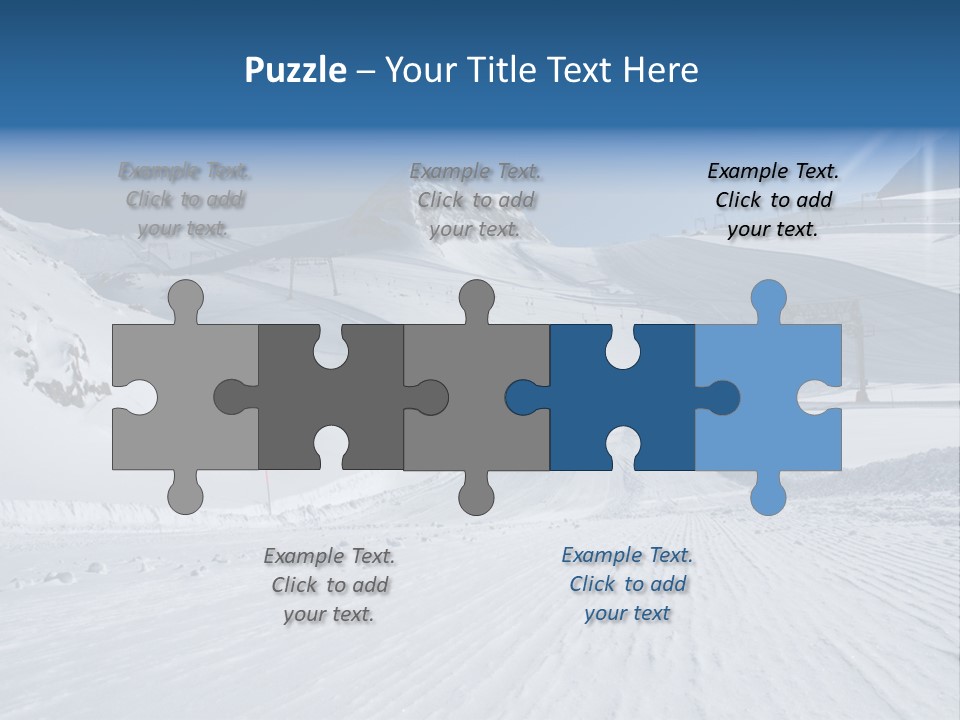 Icy Alpine Sky PowerPoint Template