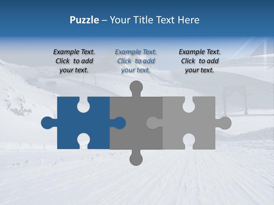 Icy Alpine Sky PowerPoint Template