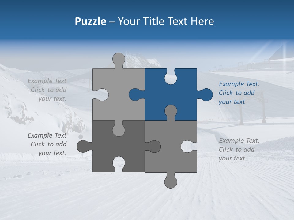 Icy Alpine Sky PowerPoint Template