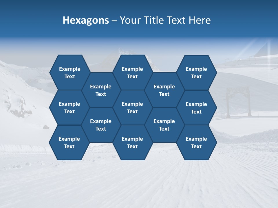 Icy Alpine Sky PowerPoint Template