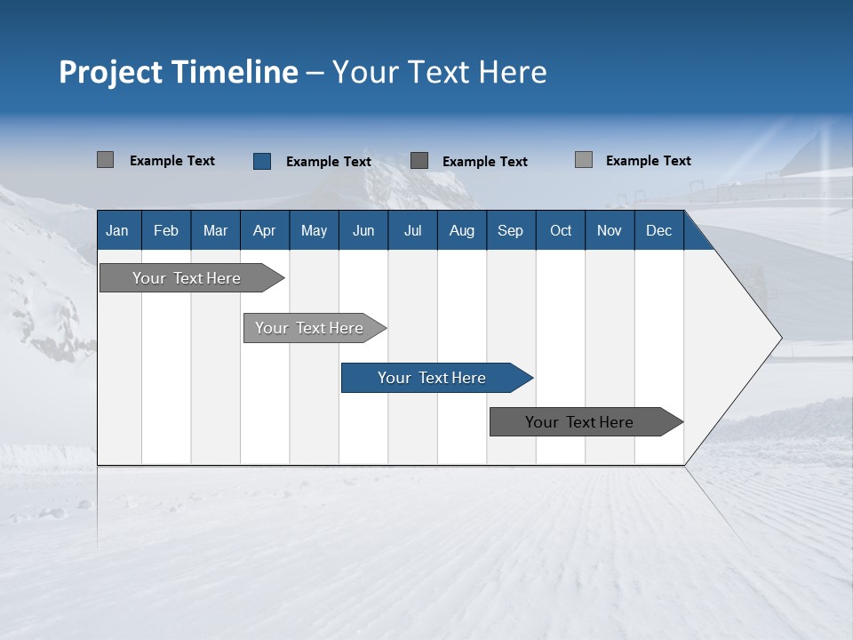 Icy Alpine Sky PowerPoint Template