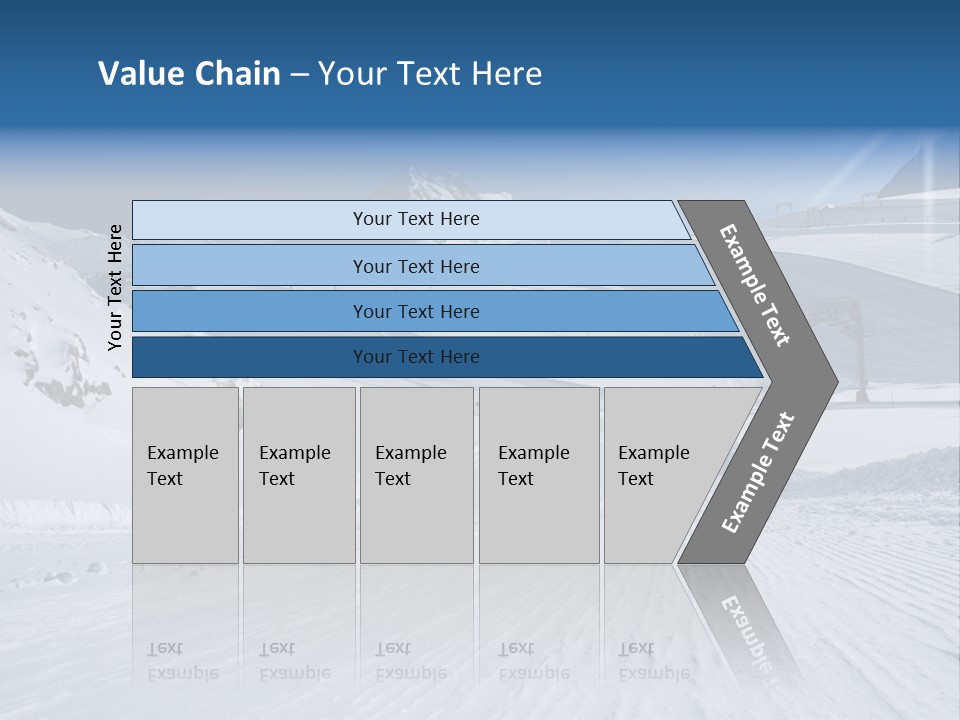 Icy Alpine Sky PowerPoint Template