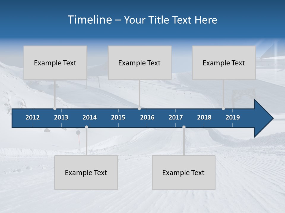 Icy Alpine Sky PowerPoint Template