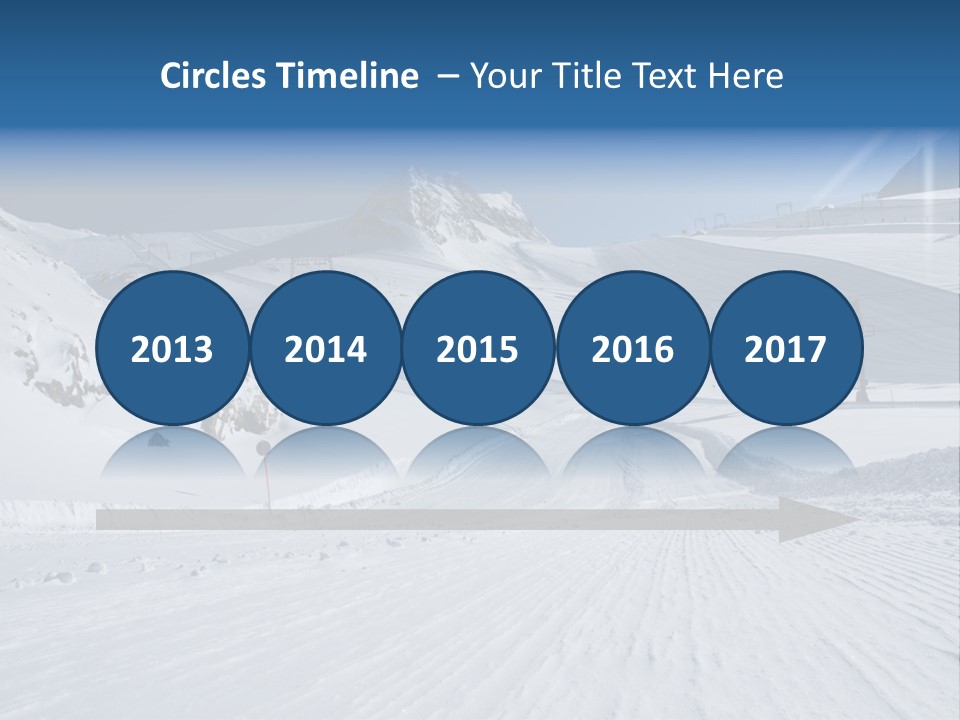 Icy Alpine Sky PowerPoint Template