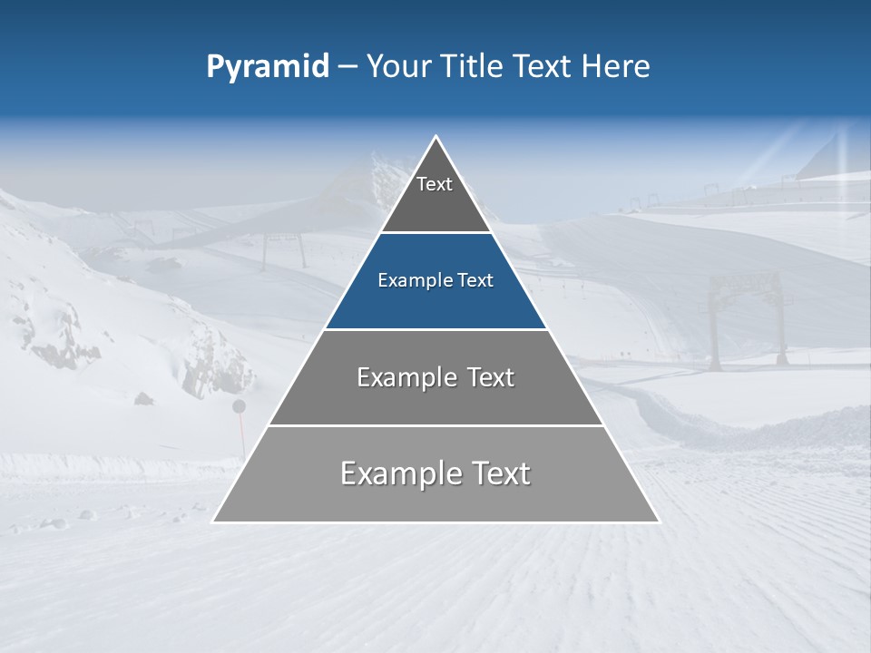 Icy Alpine Sky PowerPoint Template