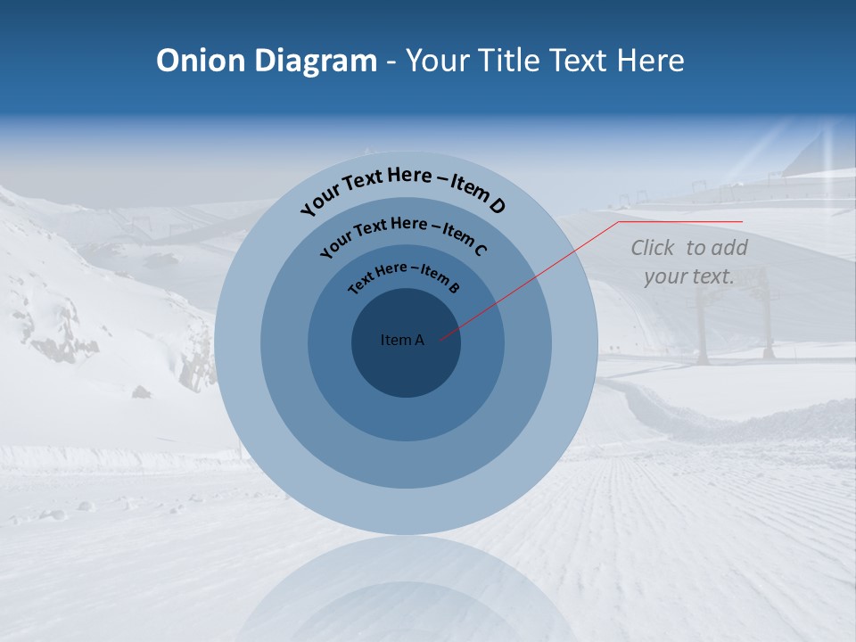 Icy Alpine Sky PowerPoint Template