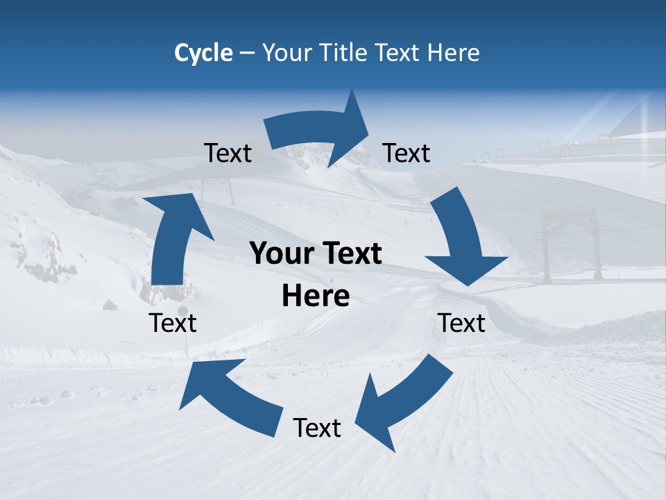 Icy Alpine Sky PowerPoint Template