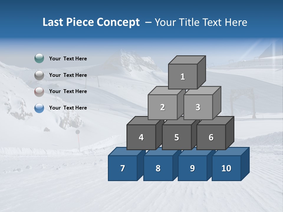 Icy Alpine Sky PowerPoint Template