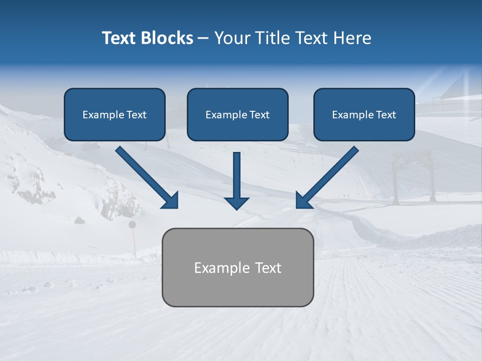 Icy Alpine Sky PowerPoint Template