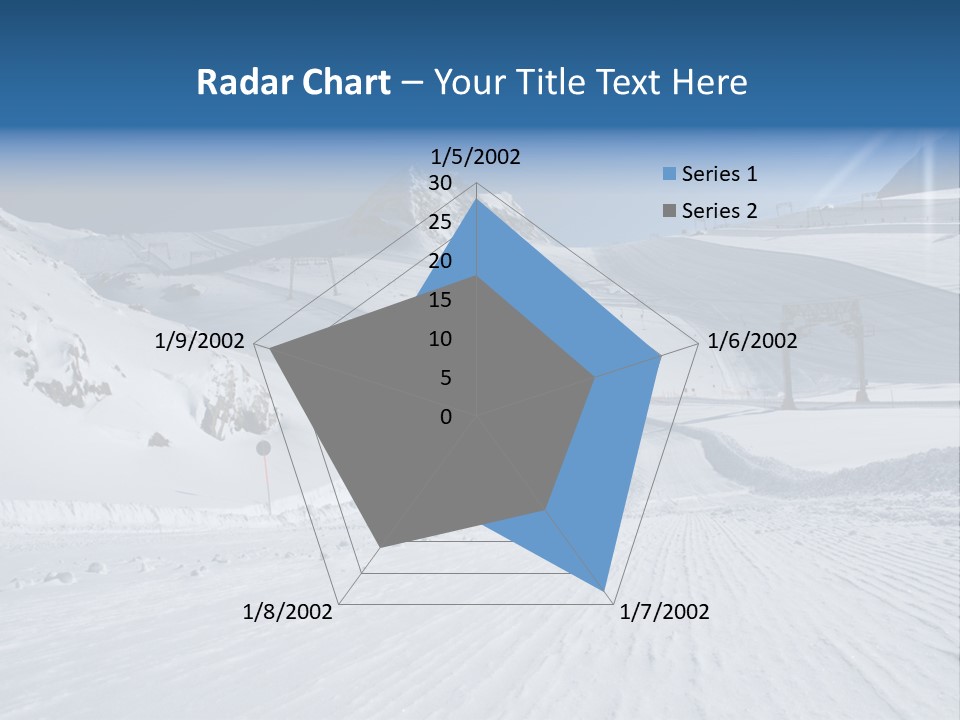Icy Alpine Sky PowerPoint Template