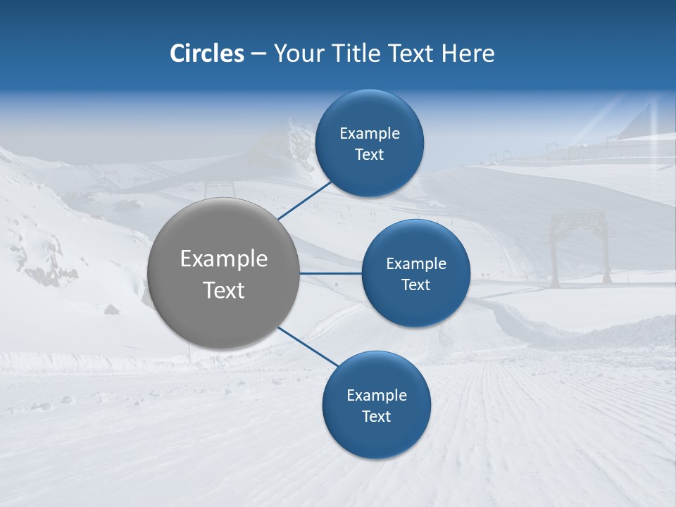 Icy Alpine Sky PowerPoint Template