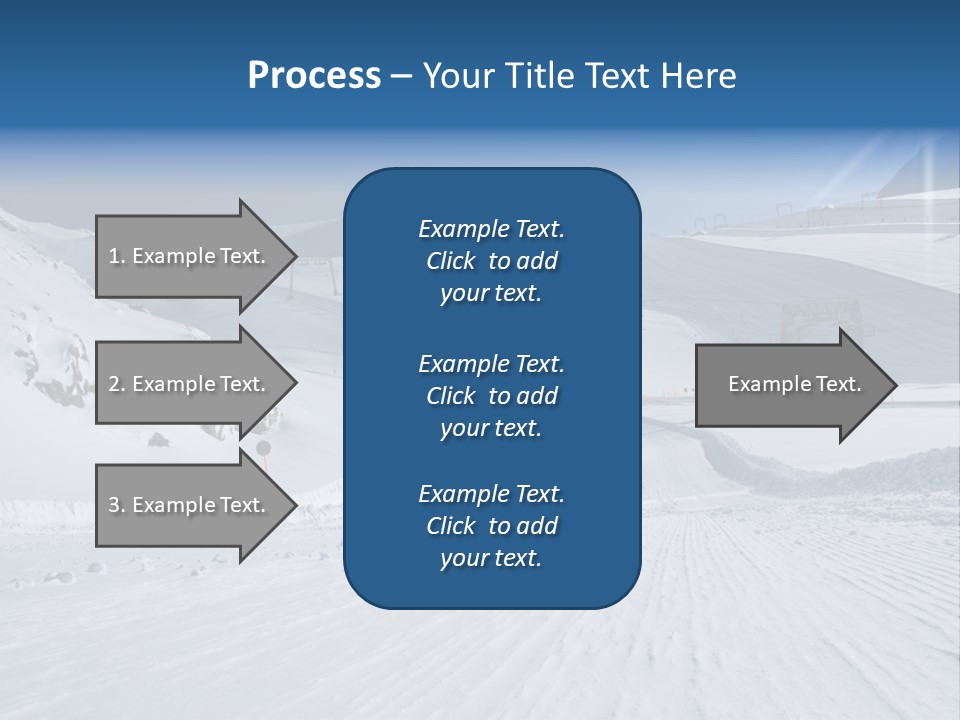 Icy Alpine Sky PowerPoint Template