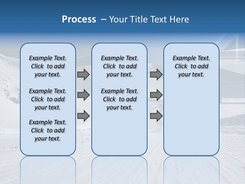 Icy Alpine Sky PowerPoint Template