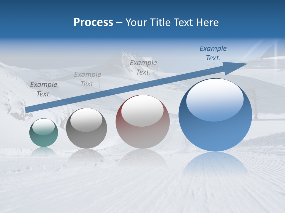 Icy Alpine Sky PowerPoint Template