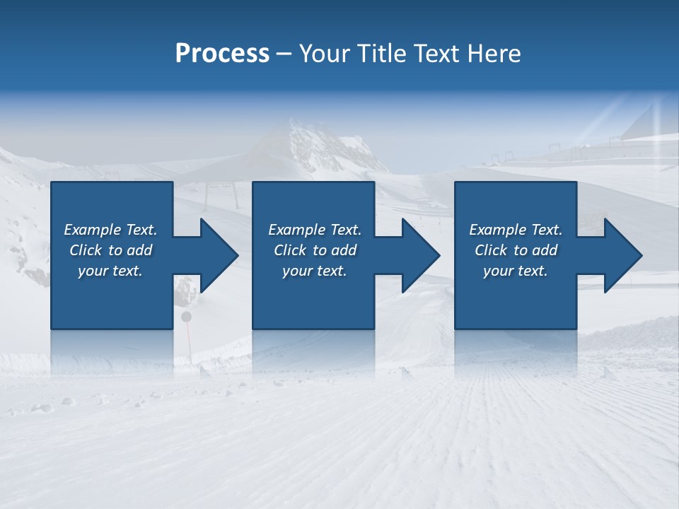Icy Alpine Sky PowerPoint Template