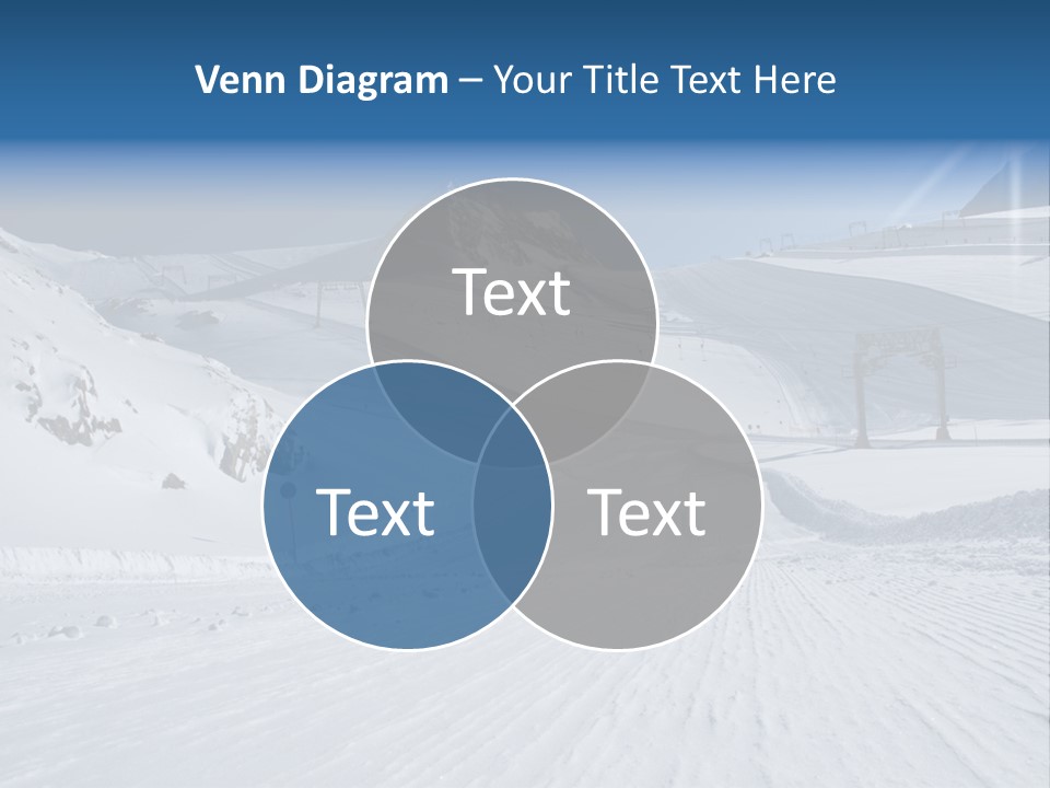 Icy Alpine Sky PowerPoint Template