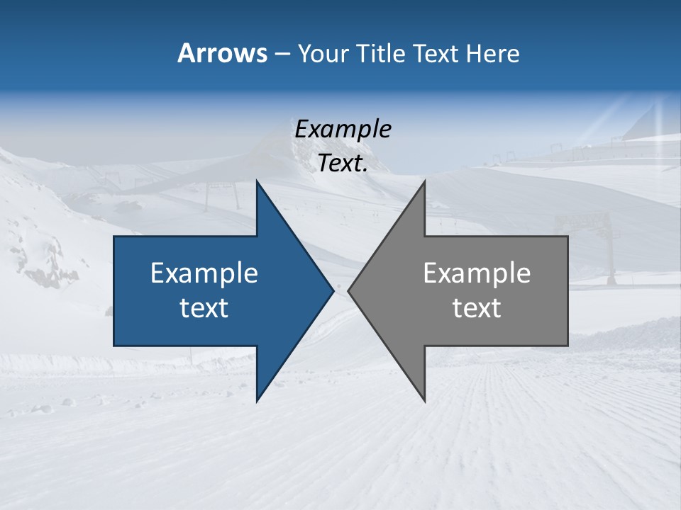 Icy Alpine Sky PowerPoint Template