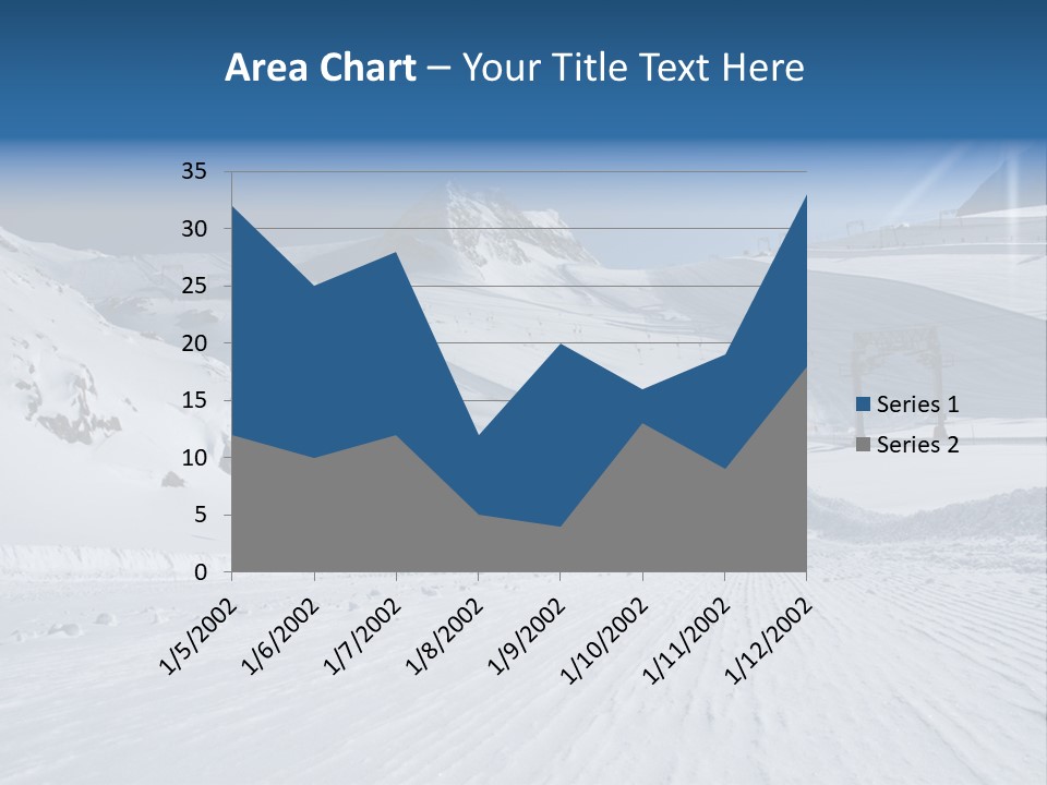 Icy Alpine Sky PowerPoint Template