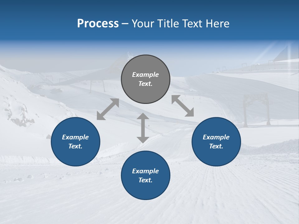 Icy Alpine Sky PowerPoint Template