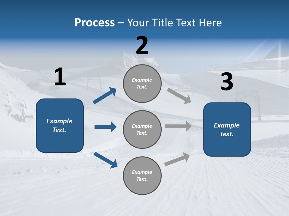Icy Alpine Sky PowerPoint Template