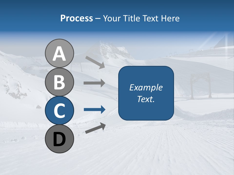 Icy Alpine Sky PowerPoint Template