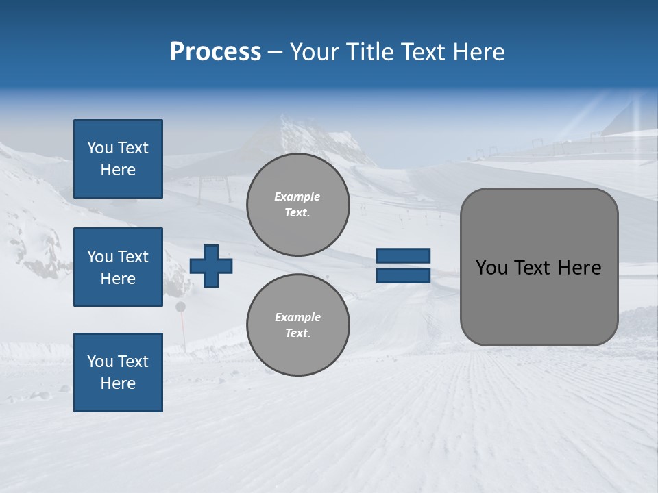 Icy Alpine Sky PowerPoint Template