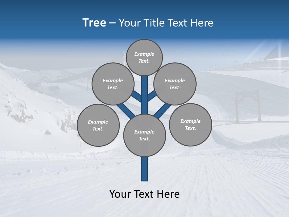 Icy Alpine Sky PowerPoint Template