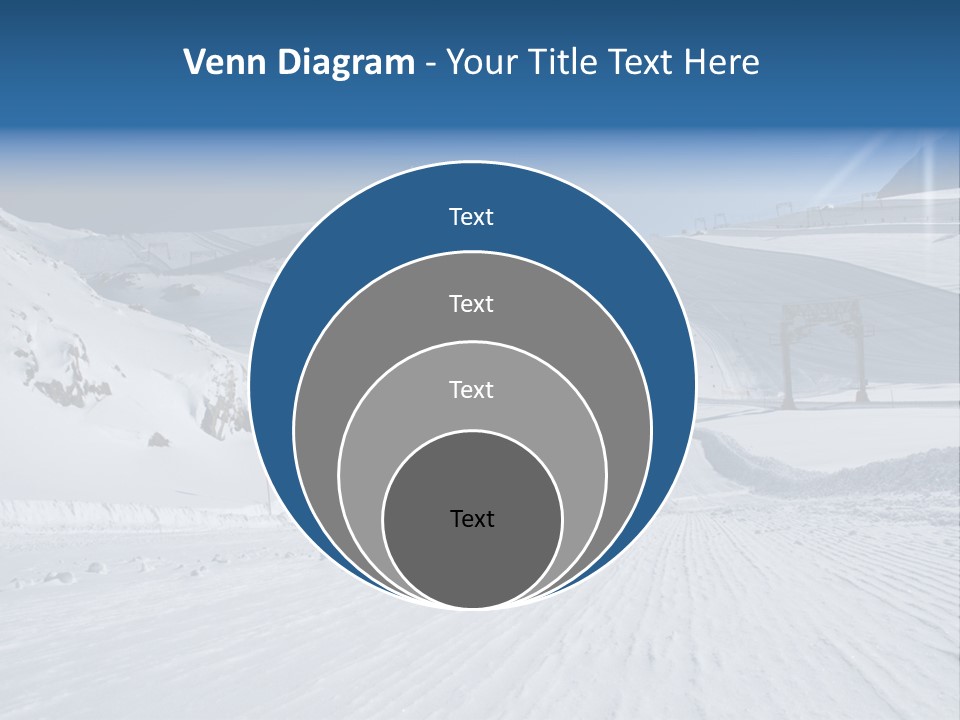 Icy Alpine Sky PowerPoint Template