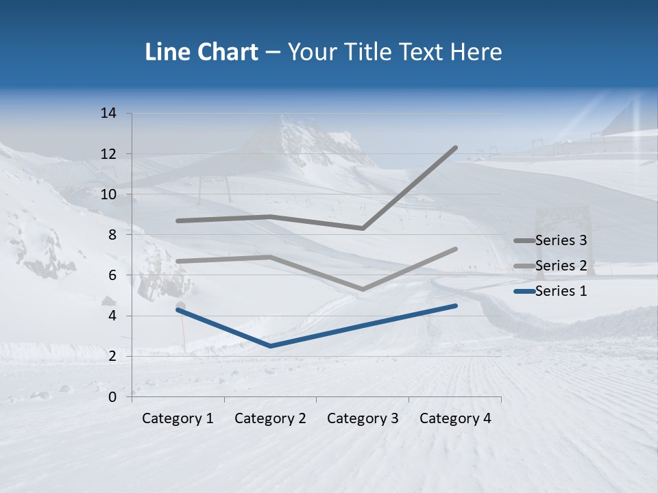 Icy Alpine Sky PowerPoint Template