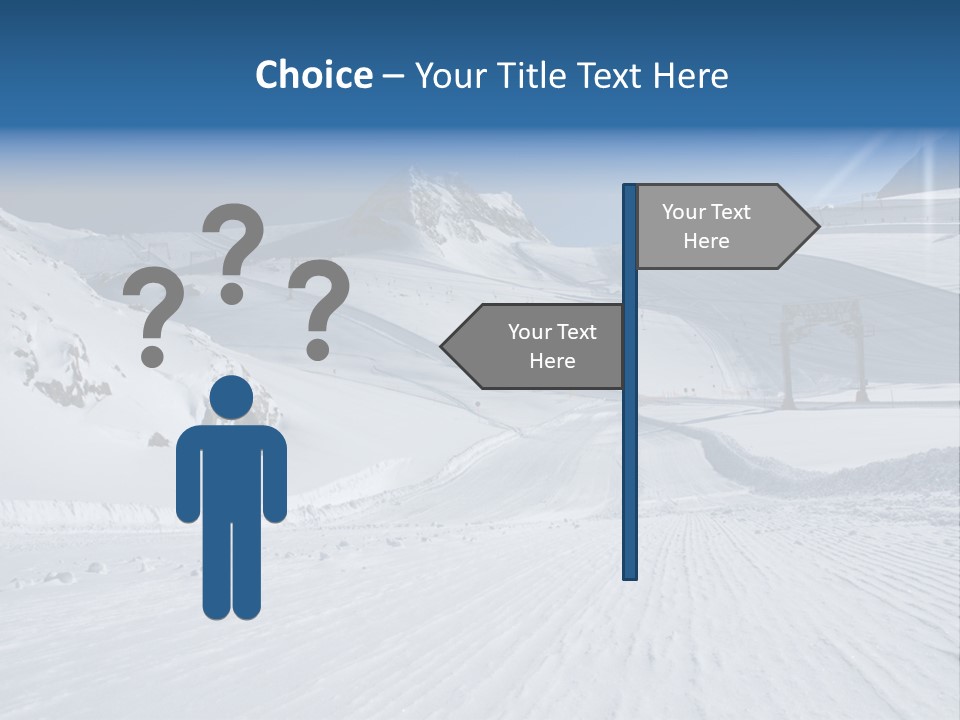 Icy Alpine Sky PowerPoint Template
