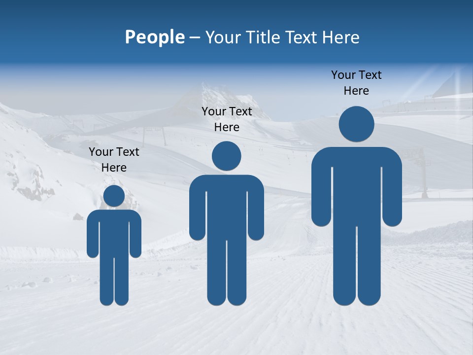 Icy Alpine Sky PowerPoint Template