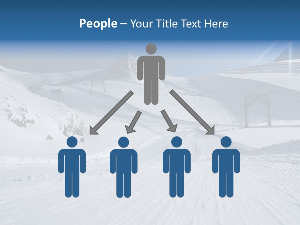 Icy Alpine Sky PowerPoint Template