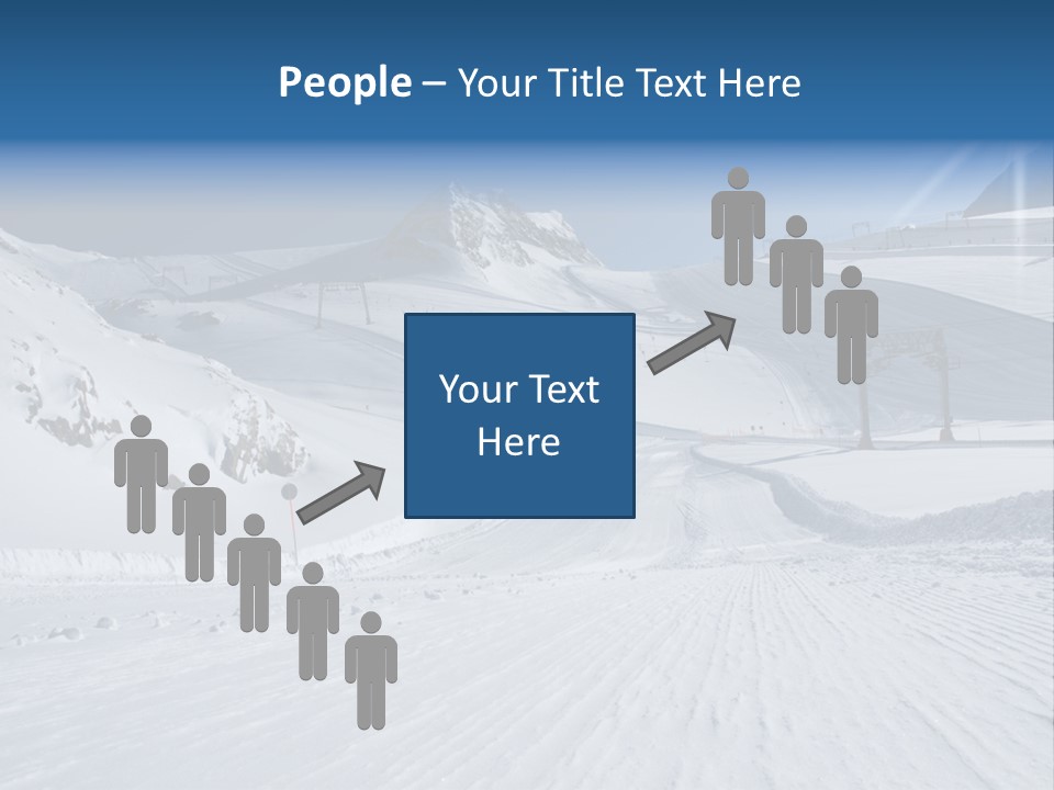 Icy Alpine Sky PowerPoint Template